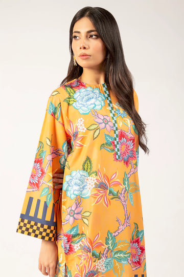 Mustard Printed 2PC