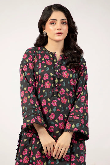 Black Printed 2PC