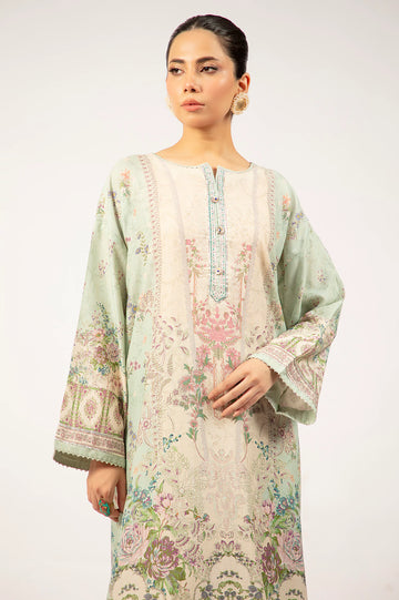 Light Green Printed 2PC