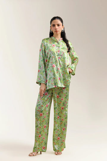 Sea Green Printed 2PC