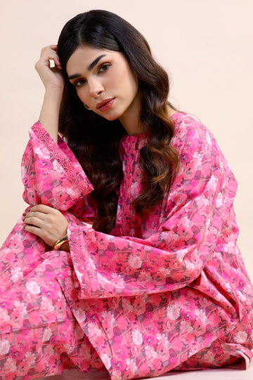 Pink Printed 2PC