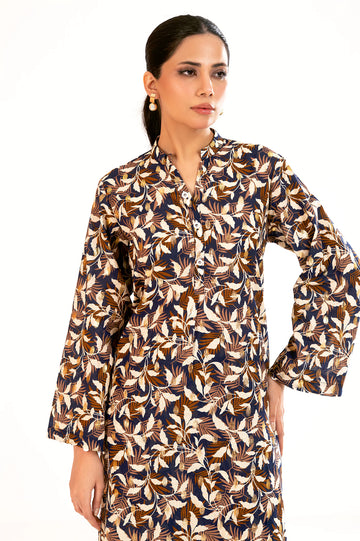Brown Printed 2PC