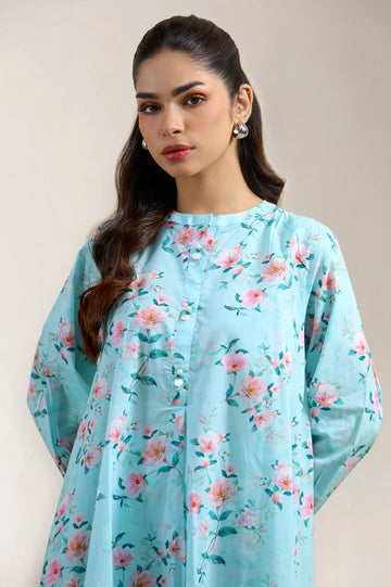 Light Blue Printed 2PC