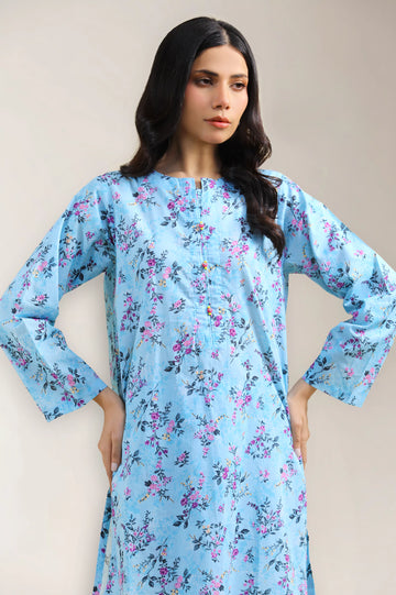 Light Blue Printed 2PC