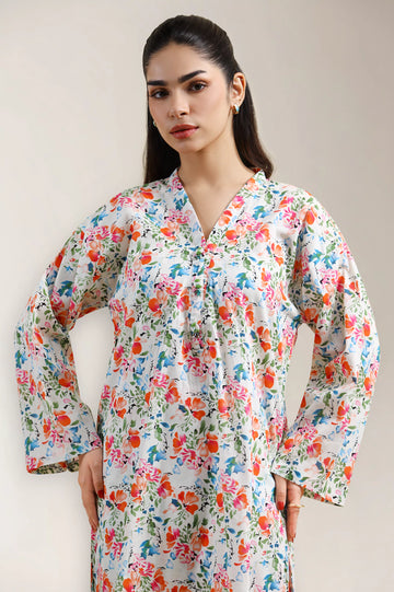 Multicolor Printed 2PC