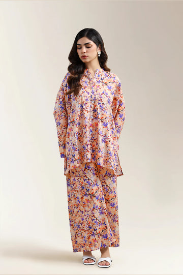Multicolor Printed 2PC