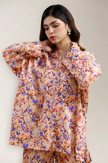 Multicolor Printed 2PC