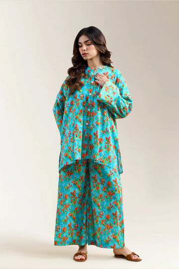 Multicolor Printed 2PC