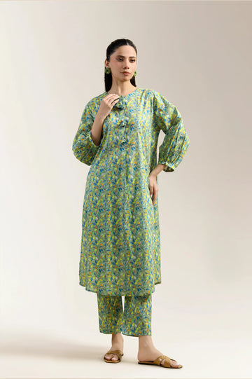 Multicolor Printed 2PC