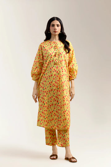 Multicolor Printed 2PC