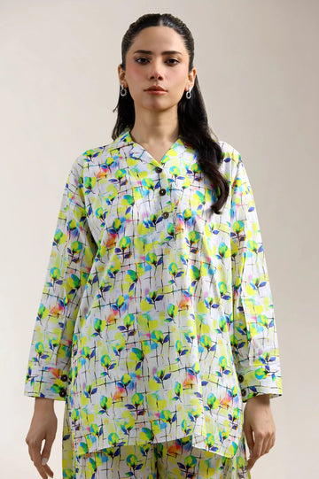 Multicolor Printed 2PC