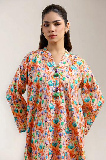 Multicolor Printed 2PC