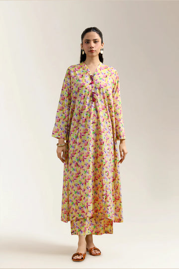 Multicolor Printed 2PC