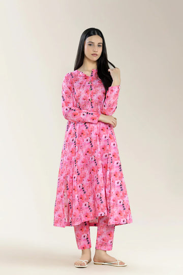 Basic Printed Lawn Multi 2Pc