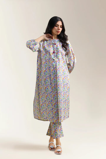 Multicolor Printed 2PC
