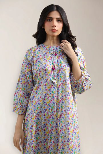 Multicolor Printed 2PC