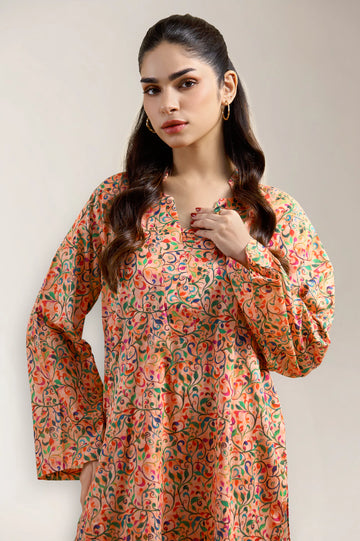 Multicolor Printed 2PC