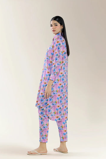 Printed Lawn Pink 2Pc