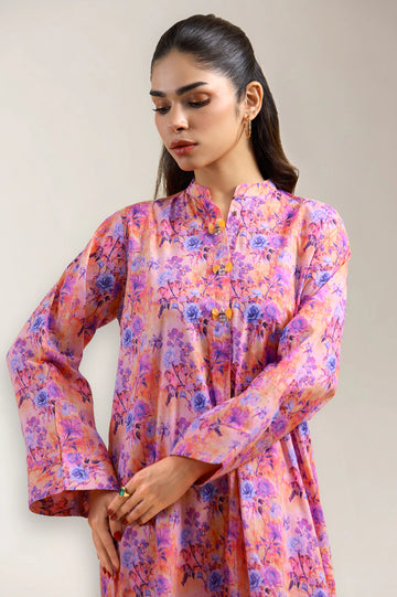 Pink Printed 2PC
