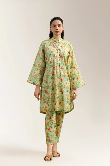 Lime Printed 2PC