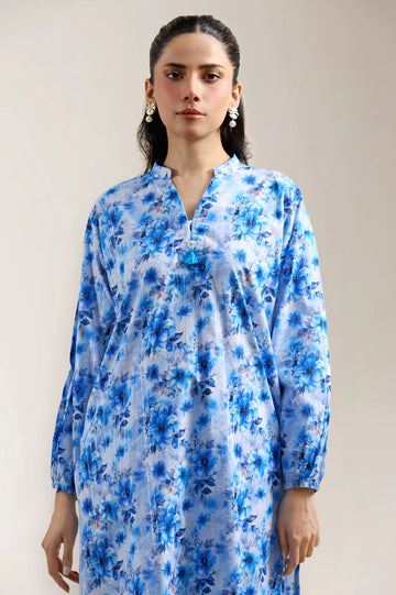 Blue Printed 2PC