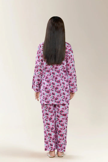 Printed Lawn Magenta 2PC