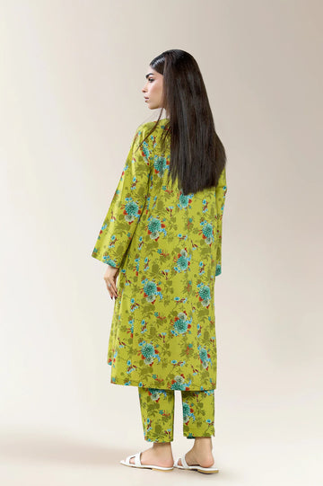 Printed Lawn Green 2PC