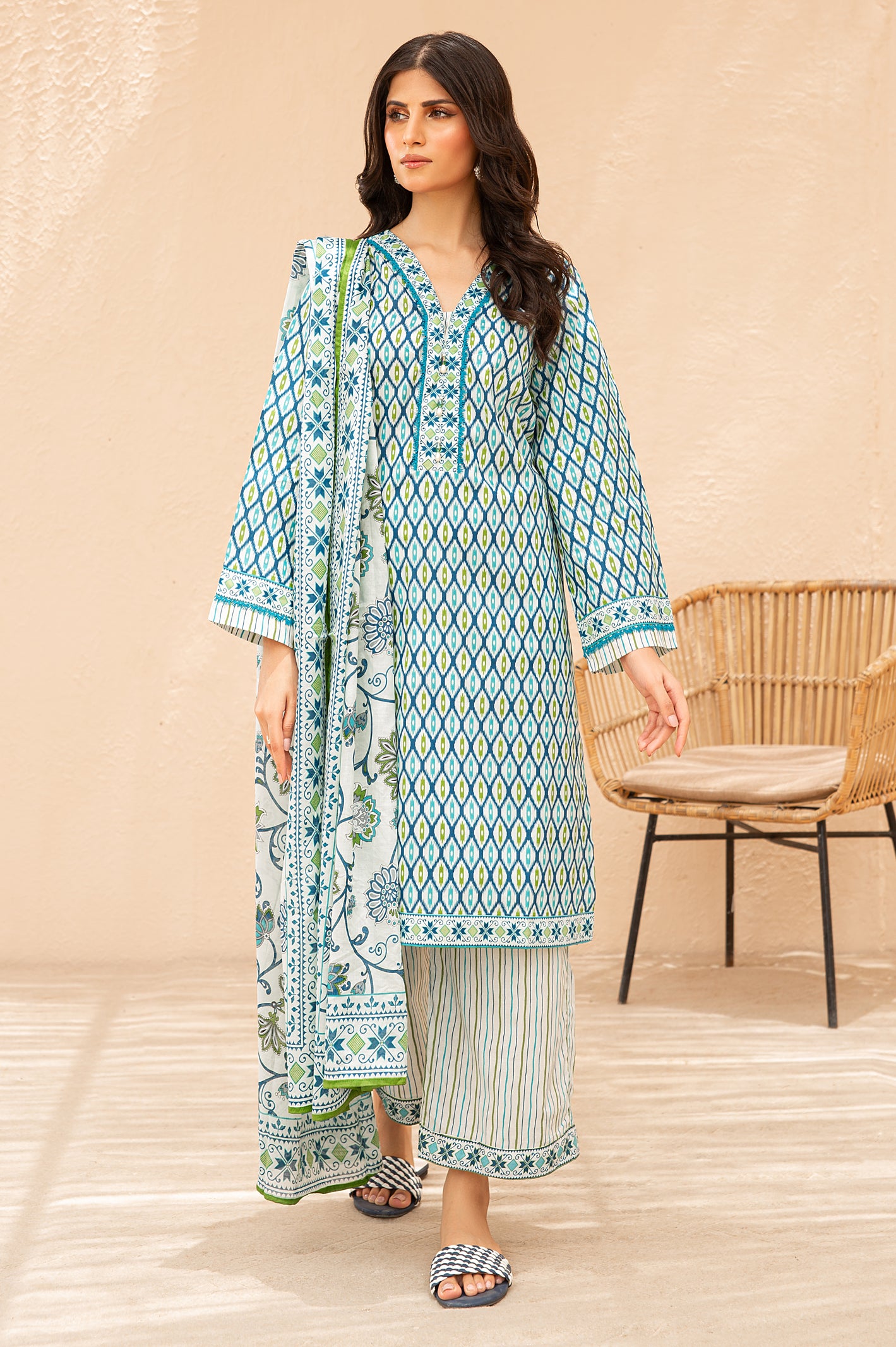 3PC Printed Suit From Diners