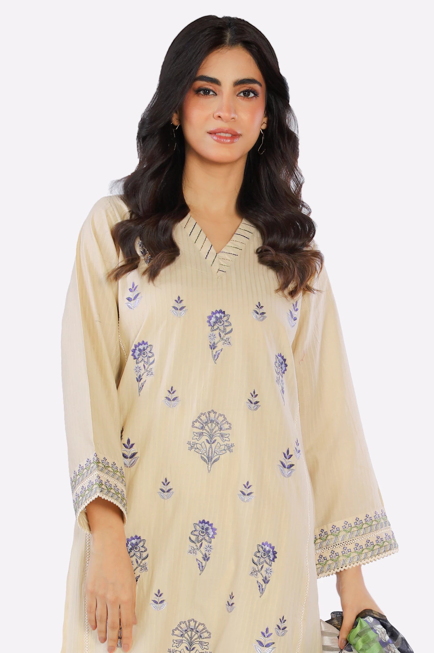 Jacquard Embroidered 3PC Suit From Diners