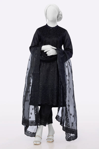 Black Embroidered 3PC From Sohaye By Diners