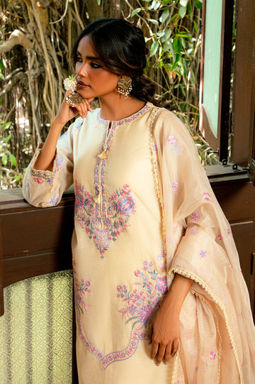 Ivory Embroidered 3PC