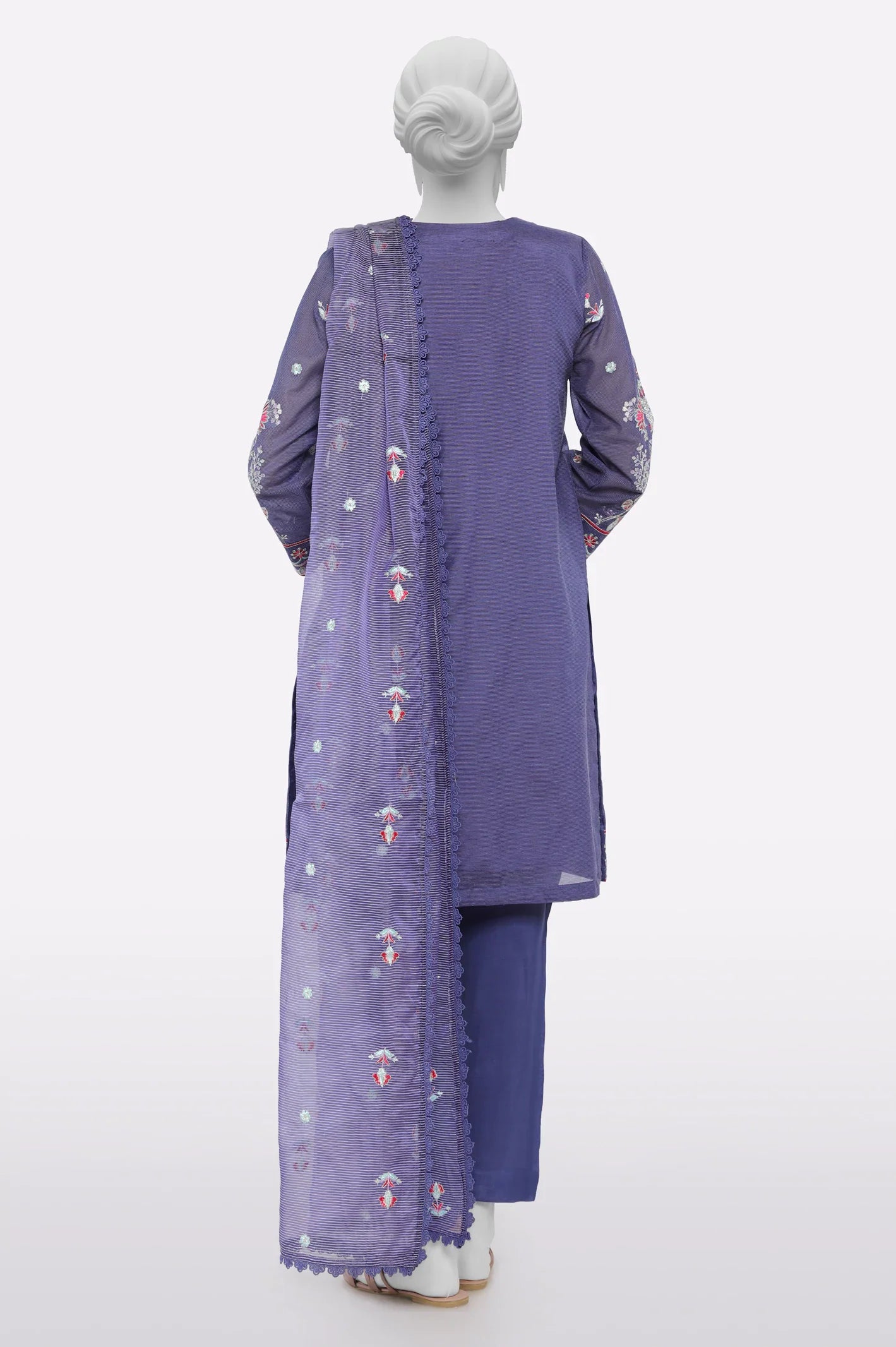 Purple Embroidered 2PC From Sohaye By Diners