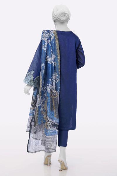 Blue Embroidered 3PC From Sohaye By Diners