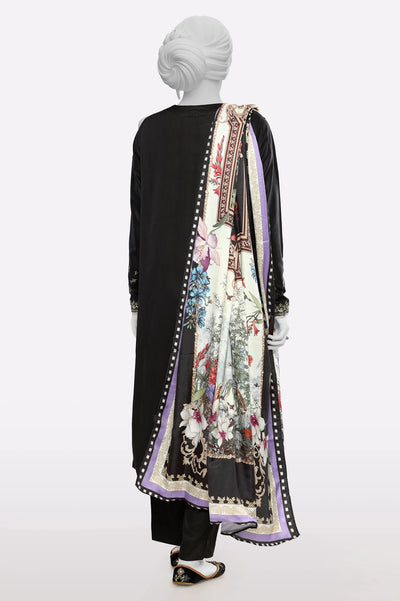 Black Embroidered 3PC From Sohaye By Diners