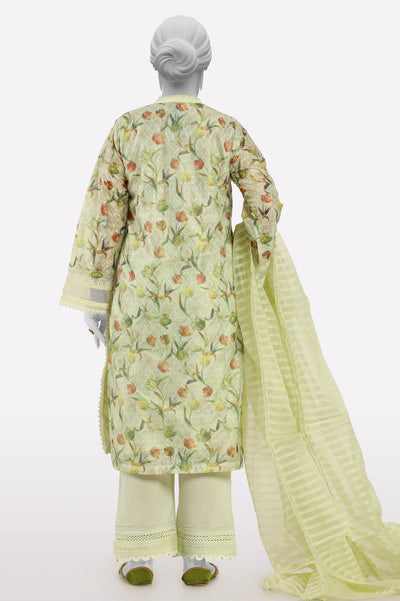 Yellow Embroidered 3PC From Sohaye By Diners