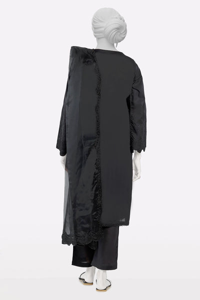 Black Embroidered 3PC From Sohaye By Diners