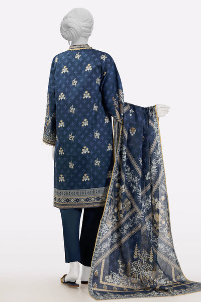 Blue Printed 3PC From Sohaye By Diners