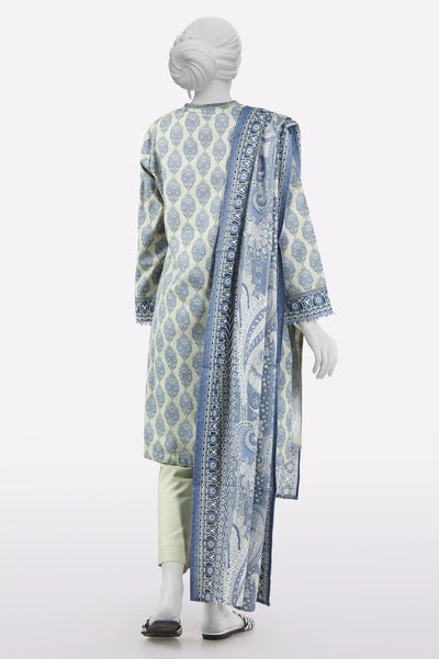 Beige Printed 3PC From Sohaye By Diners