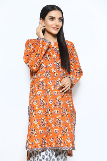 Khaddar Printed Kurti From Sohaye By Diners