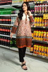 Khaddar Cream Kurti