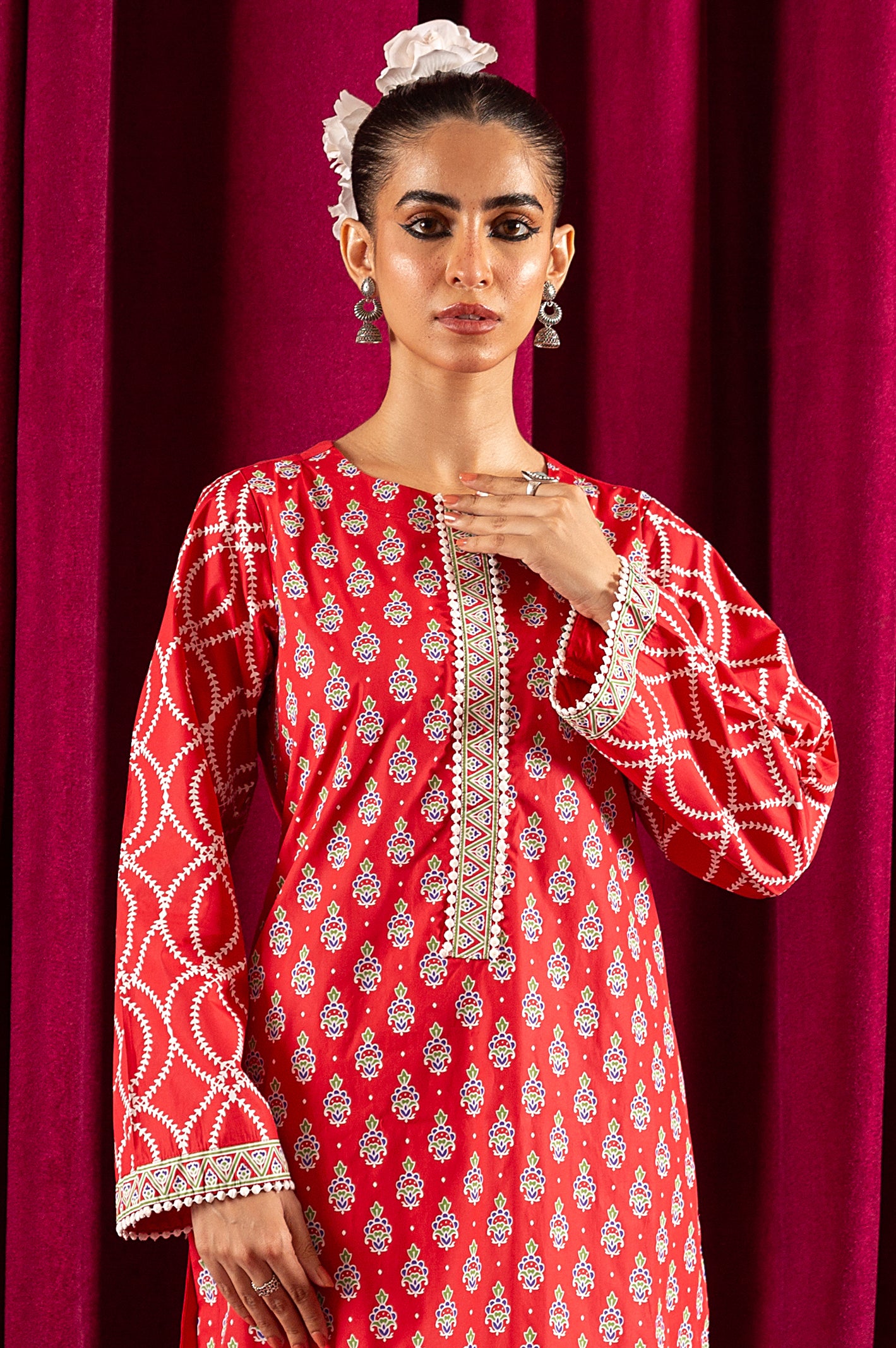 Polyster Printed Kurti From Diners