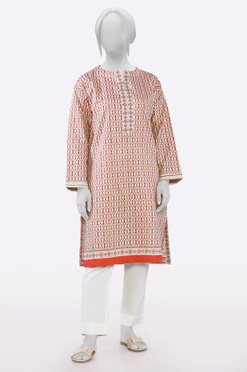 Cream Printed Kurti From Sohaye By Diners