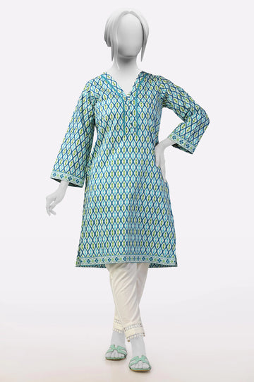 Blue Printed Kurti From Sohaye By Diners