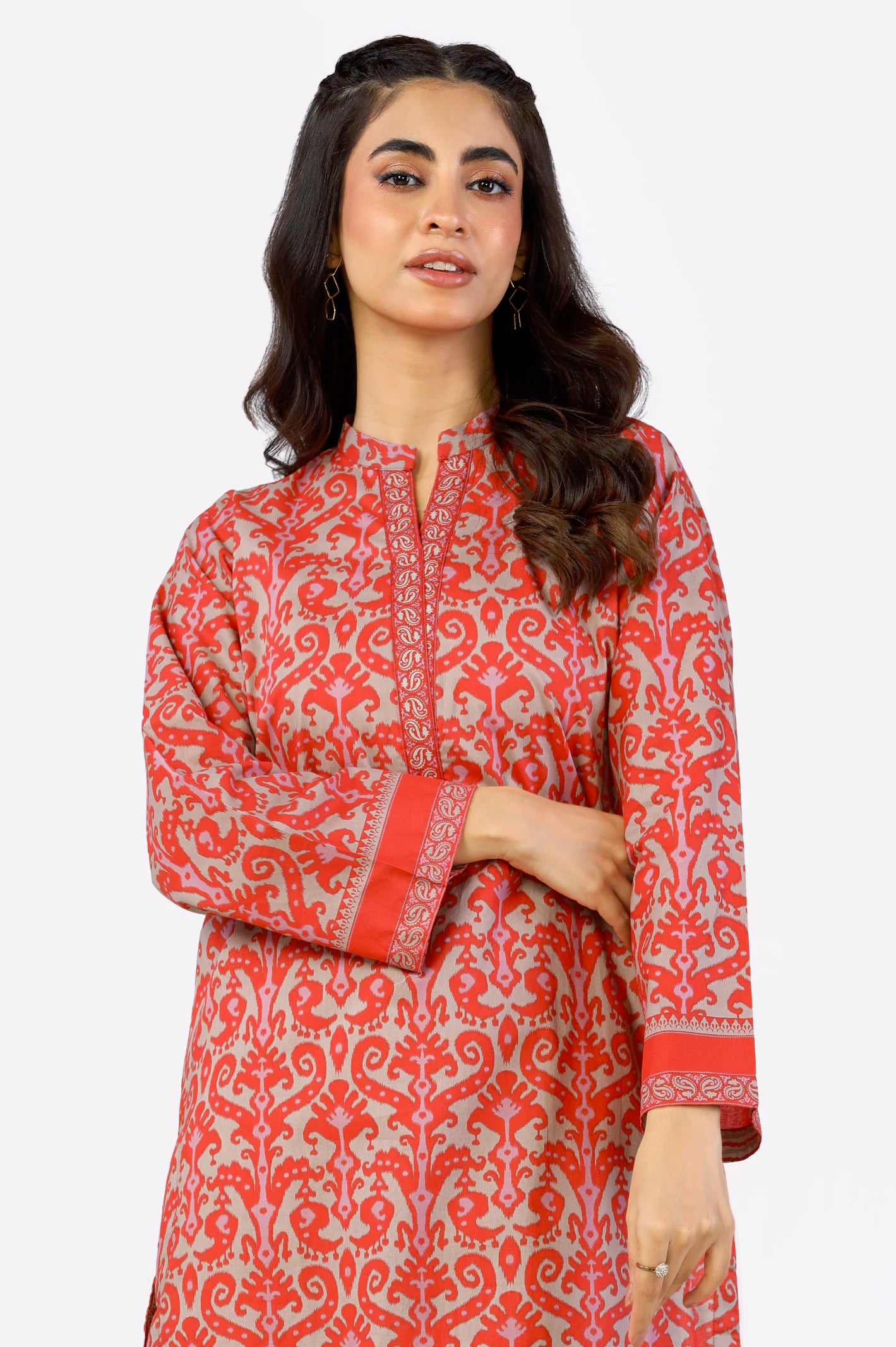 Cambric Printed Kurti From Diners