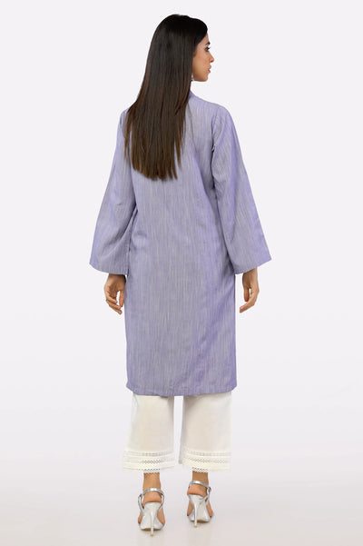 Light Purple Dyed Kurti From Sohaye By Diners