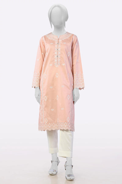 Light Pink Embroidered Kurti From Sohaye By Diners
