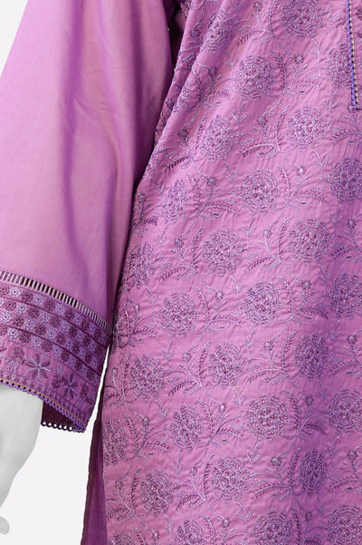 Purple Embroidered Kurti From Sohaye By Diners