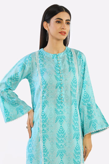 Blue Printed Ready To Wear Kurti