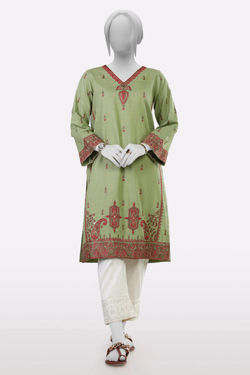 Light Green Embroidered Kurti From Sohaye By Diners