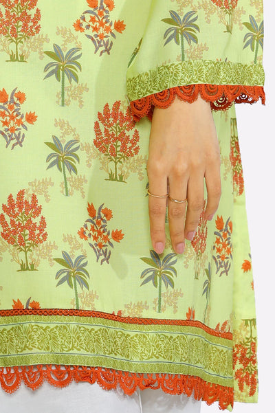 Ready To Wear Lemon Printed Kurti